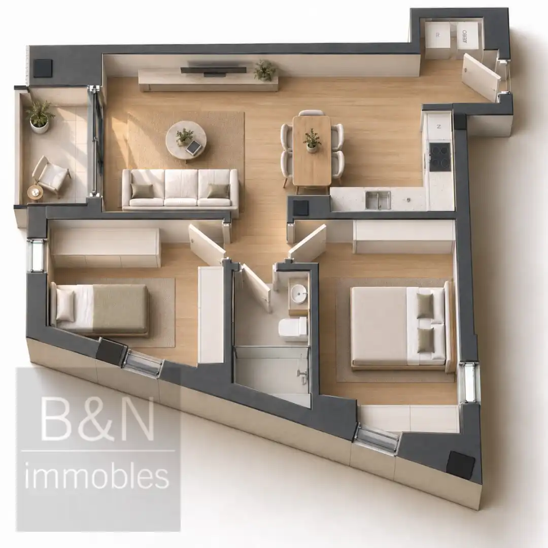 Flat with terrace for sale in Nord-oest, imagen 2