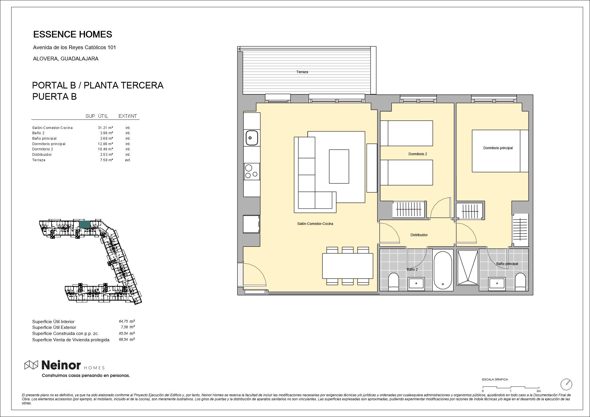 Pis en venda a   Avenida Camino las Fuentes, Alovera