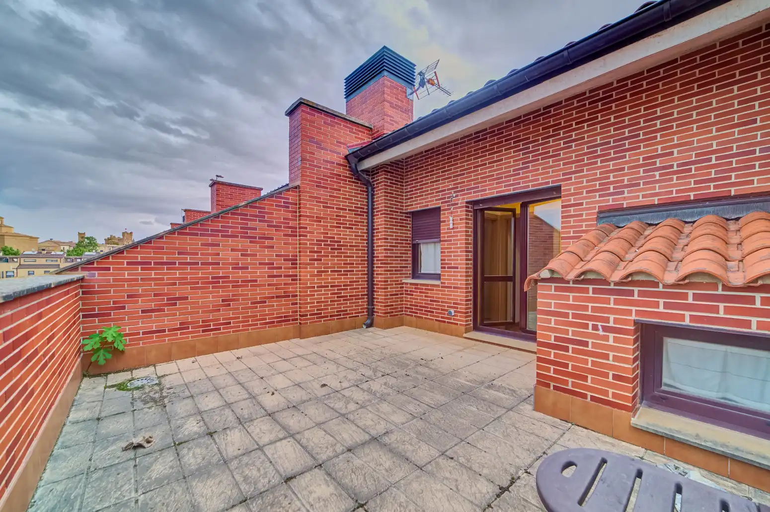Terraza de Casa adosada en venta en Olite / Erriberri con Calefacción, Jardín privado y Parquet