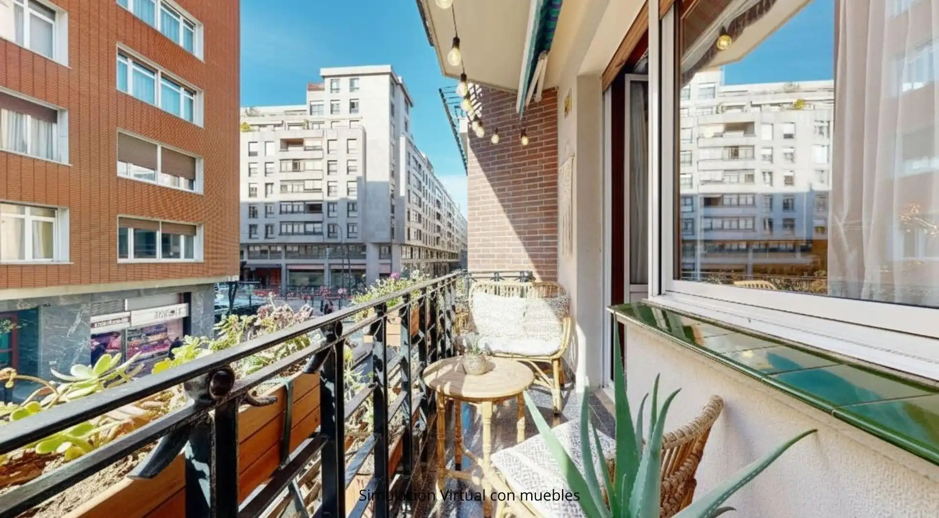 Balcony of Flat for sale in Bilbao   with Heating, Terrace and Balcony