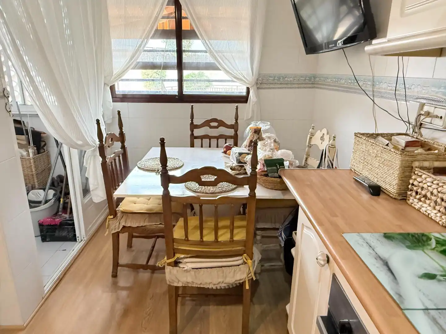 Comedor de Casa adosada en venta en Sant Joan d'Alacant con Jardín privado y Piscina comunitaria