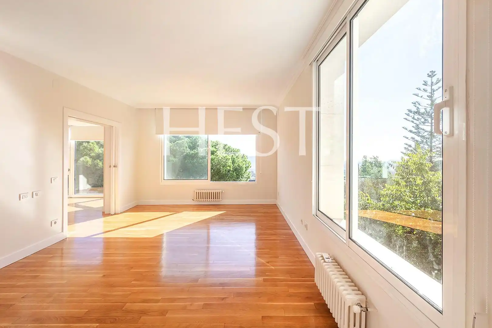 Sala de estar de Casa o chalet de alquiler en Barcelona con Aire acondicionado, Calefacción y Jardín privado