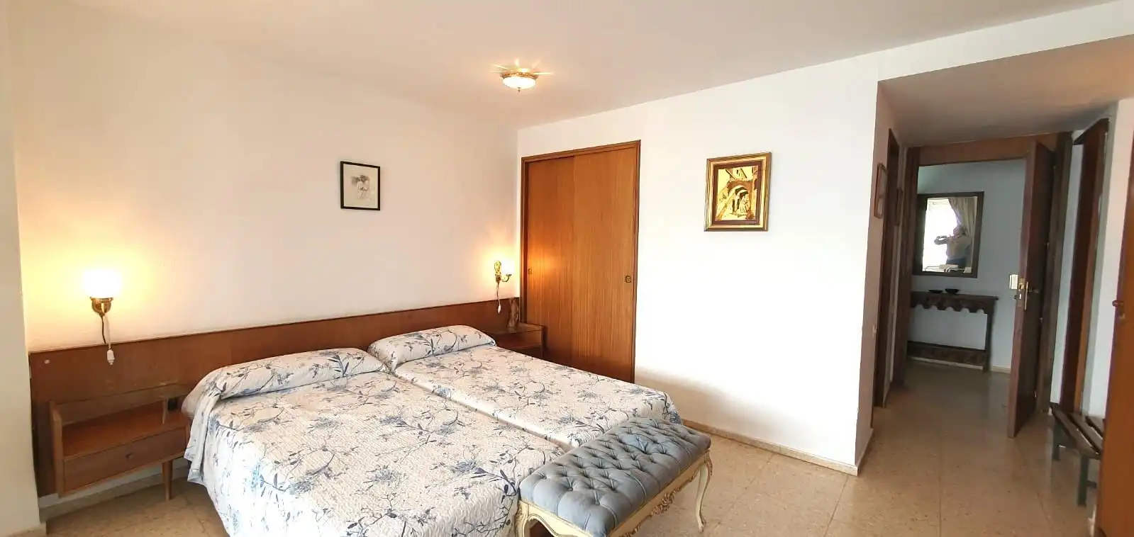 Dormitori de Apartament en venda en Benidorm amb Jardí privat, Terrassa i Balcó