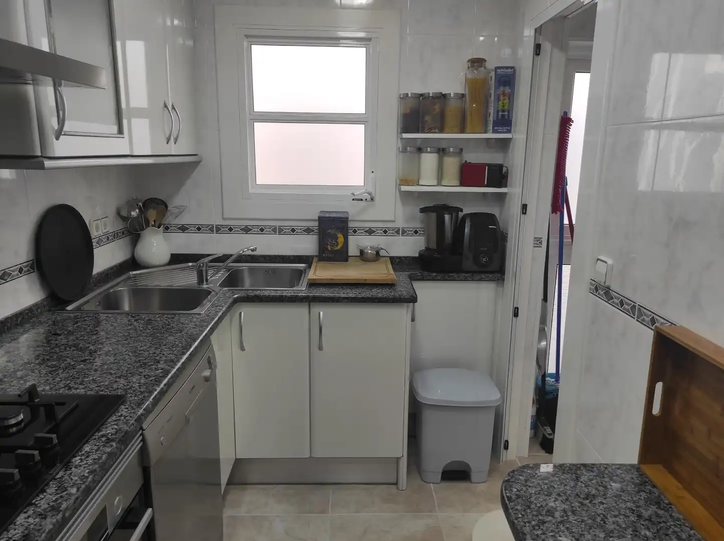 Kitchen of Flat for sale in Sant Just Desvern  with Air Conditioner, Heating and Balcony