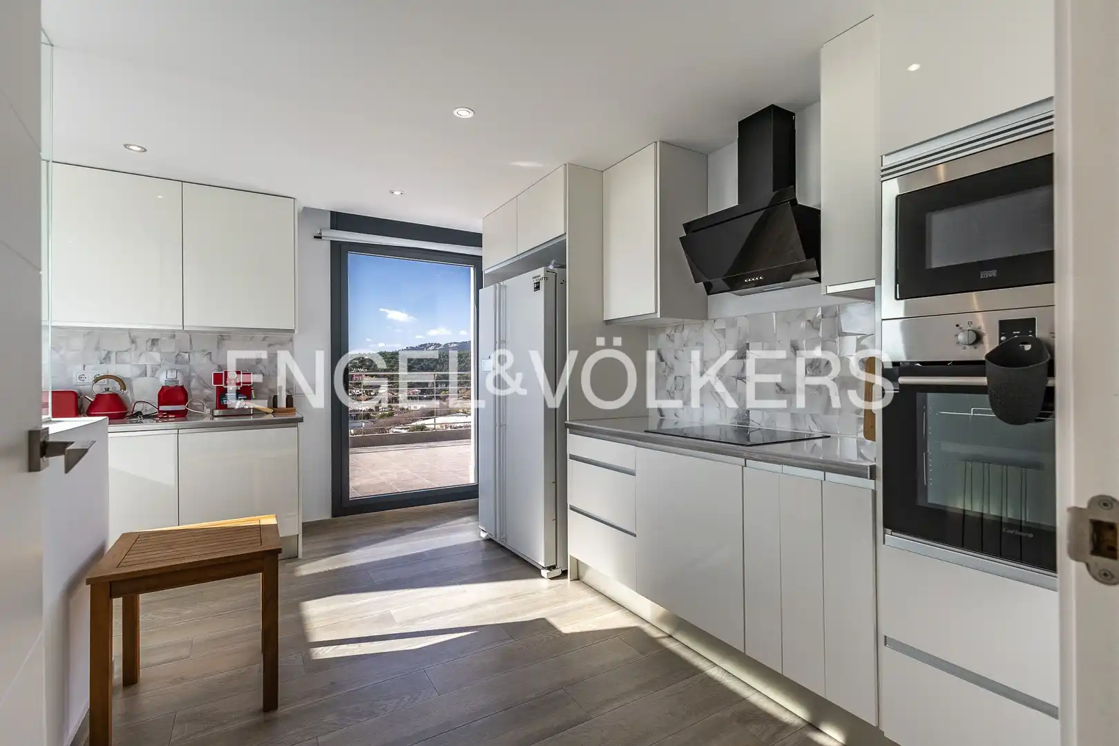 Kitchen of Houses for rent in Santa Susanna  with Air Conditioner, Heating and Private garden
