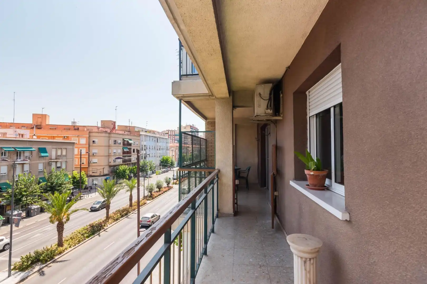 Terrasse von Wohnung zur Miete in Murcia mit Klimaanlage, Terrasse und Abstellraum
