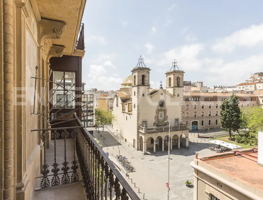 Vista exterior de Pis de lloguer en Barcelona amb Aire condicionat, Calefacció i Parquet