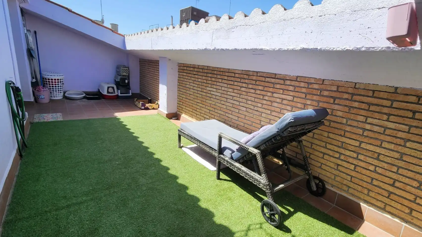 Terrasse von Dachboden zum Verkauf in Rubí mit Klimaanlage, Heizung und Terrasse