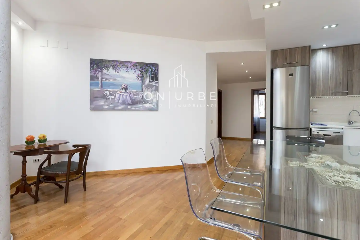 Sala de estar de Piso en venta en Barcelona con Aire acondicionado y Terraza