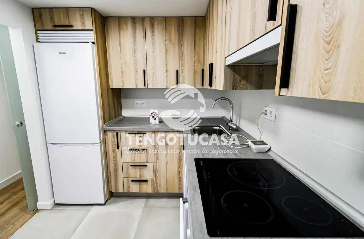 Kitchen of Flat for rent in Madrid  with Air Conditioner, Heating and Furnished