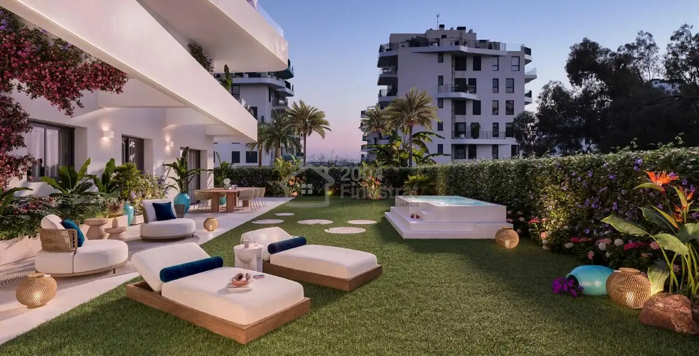 Terrasse von Wohnung zum Verkauf in Villajoyosa / La Vila Joiosa mit Klimaanlage, Heizung und Terrasse