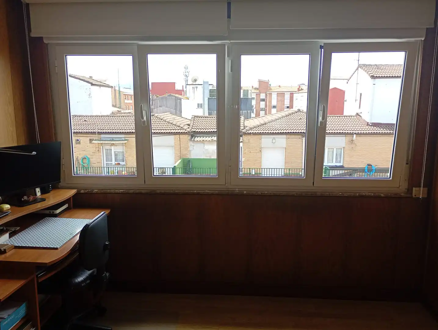 Balcony of Flat for sale in Gijón   with Parquet flooring, Furnished and Oven