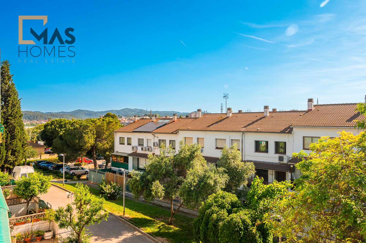 Exterior view of Single-family semi-detached for sale in Ripollet  with Air Conditioner, Heating and Terrace