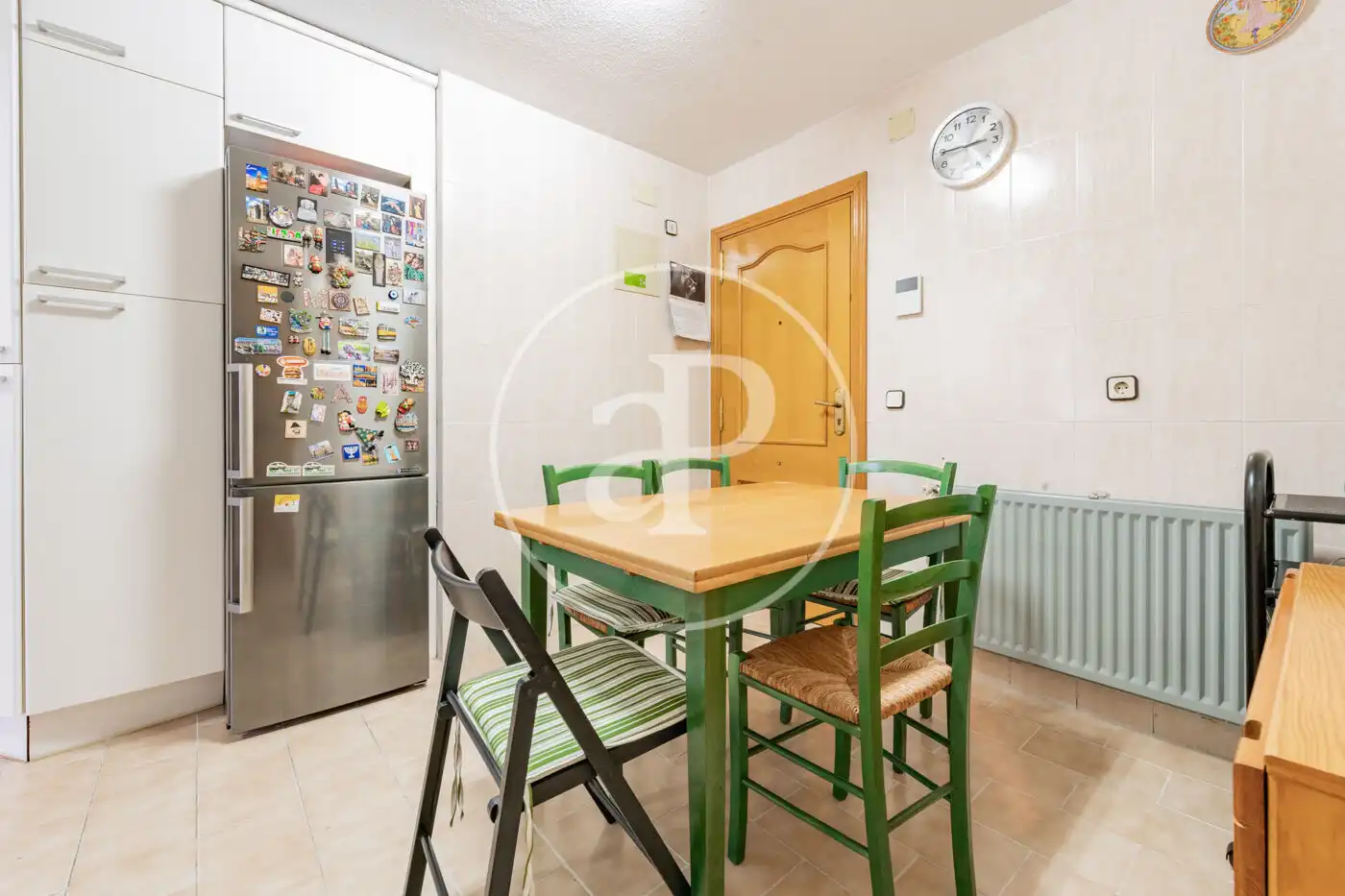 Kitchen of Flat for sale in Madrid  with Heating, Terrace and Storage room