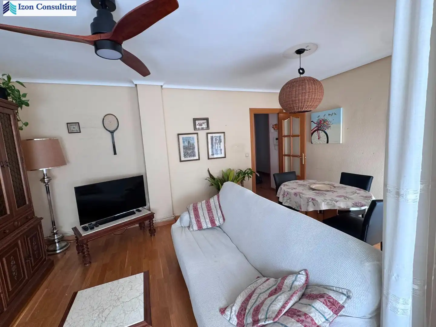 Living room of Flat for rent in Albacete  with Heating and Furnished
