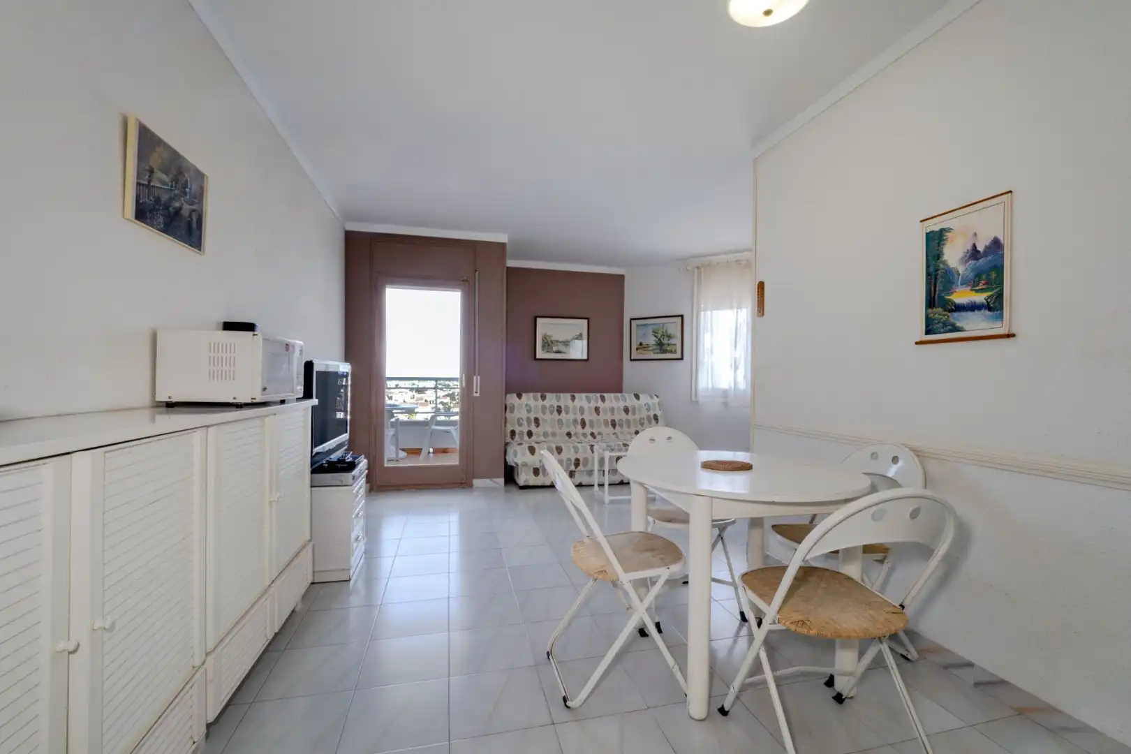Sala de estar de Piso en venta en Empuriabrava con Piscina