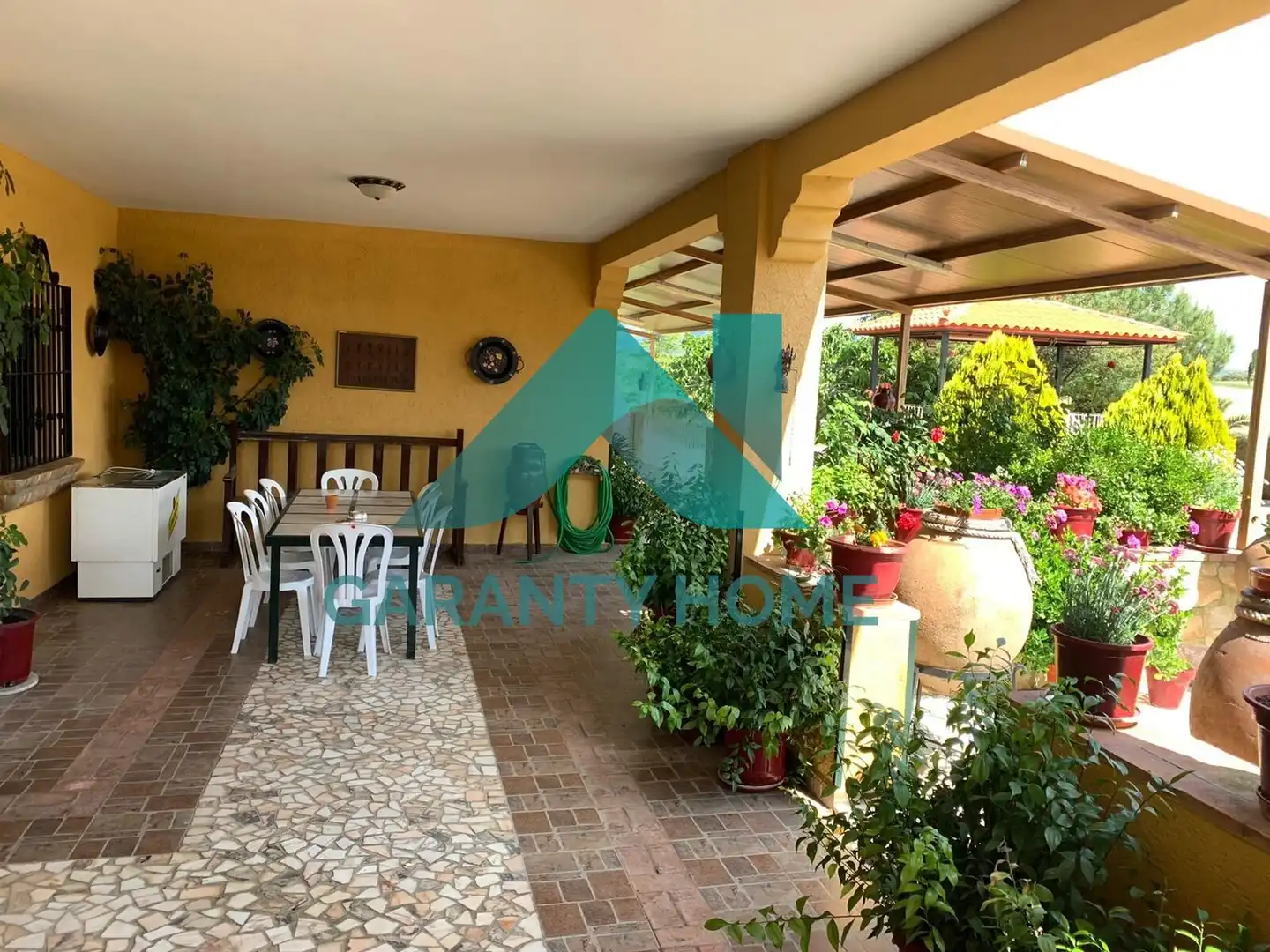 Terrassa de Casa o xalet en venda en Almoharín amb Aire condicionat, Calefacció i Jardí privat