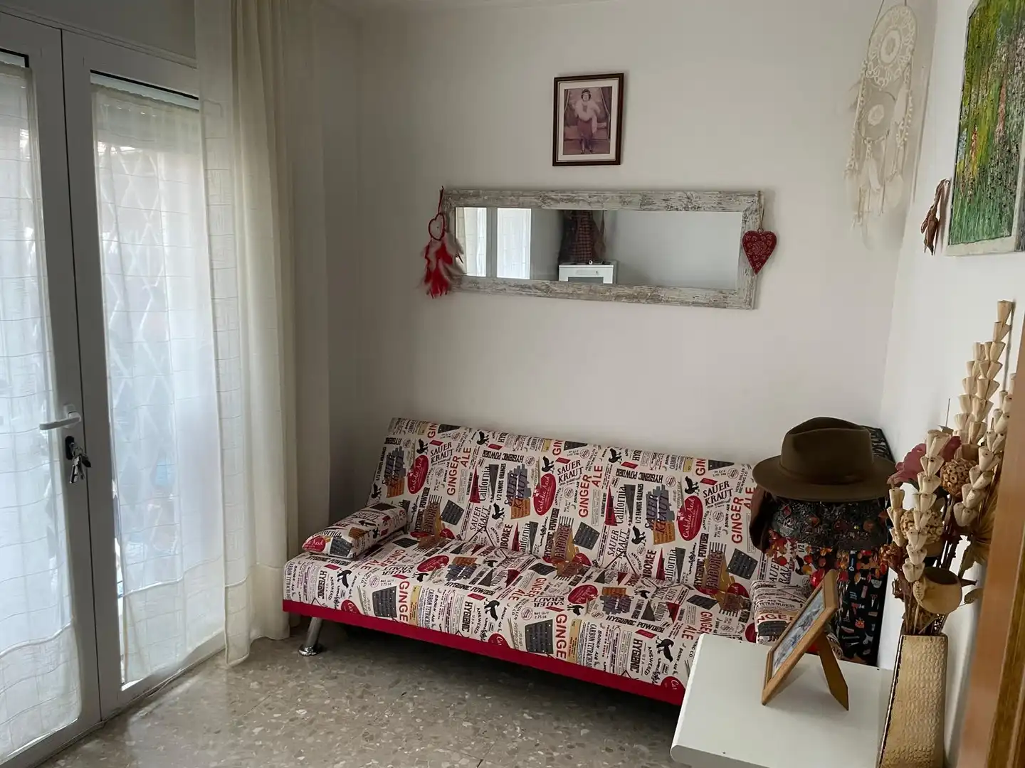 Wohnzimmer von Erdgeschoss zum Verkauf in Calella mit Klimaanlage, Heizung und Terrasse