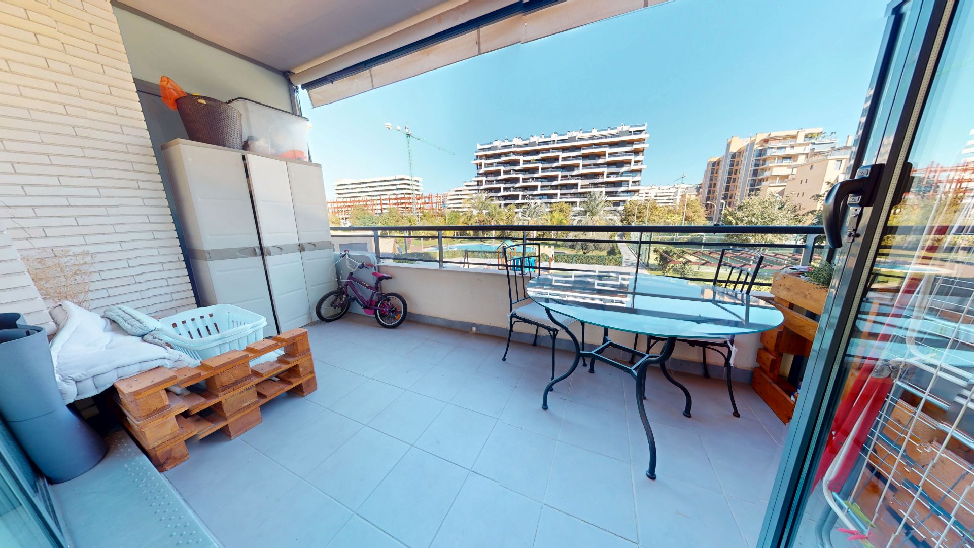 Terrace of Flat for sale in Alicante / Alacant  with Air Conditioner, Terrace and Storage room