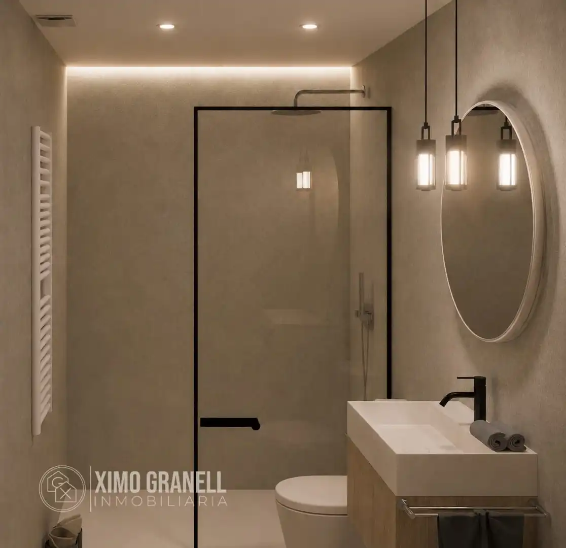 Badezimmer von Wohnung zum Verkauf in La Vall d'Uixó mit Klimaanlage und Heizung