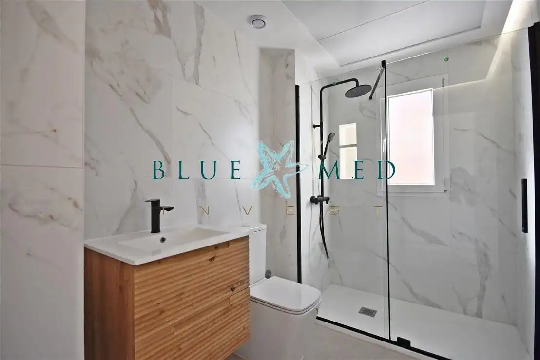 Baño de Casa o chalet en venta en Mazarrón con Calefacción, Jardín privado y Terraza