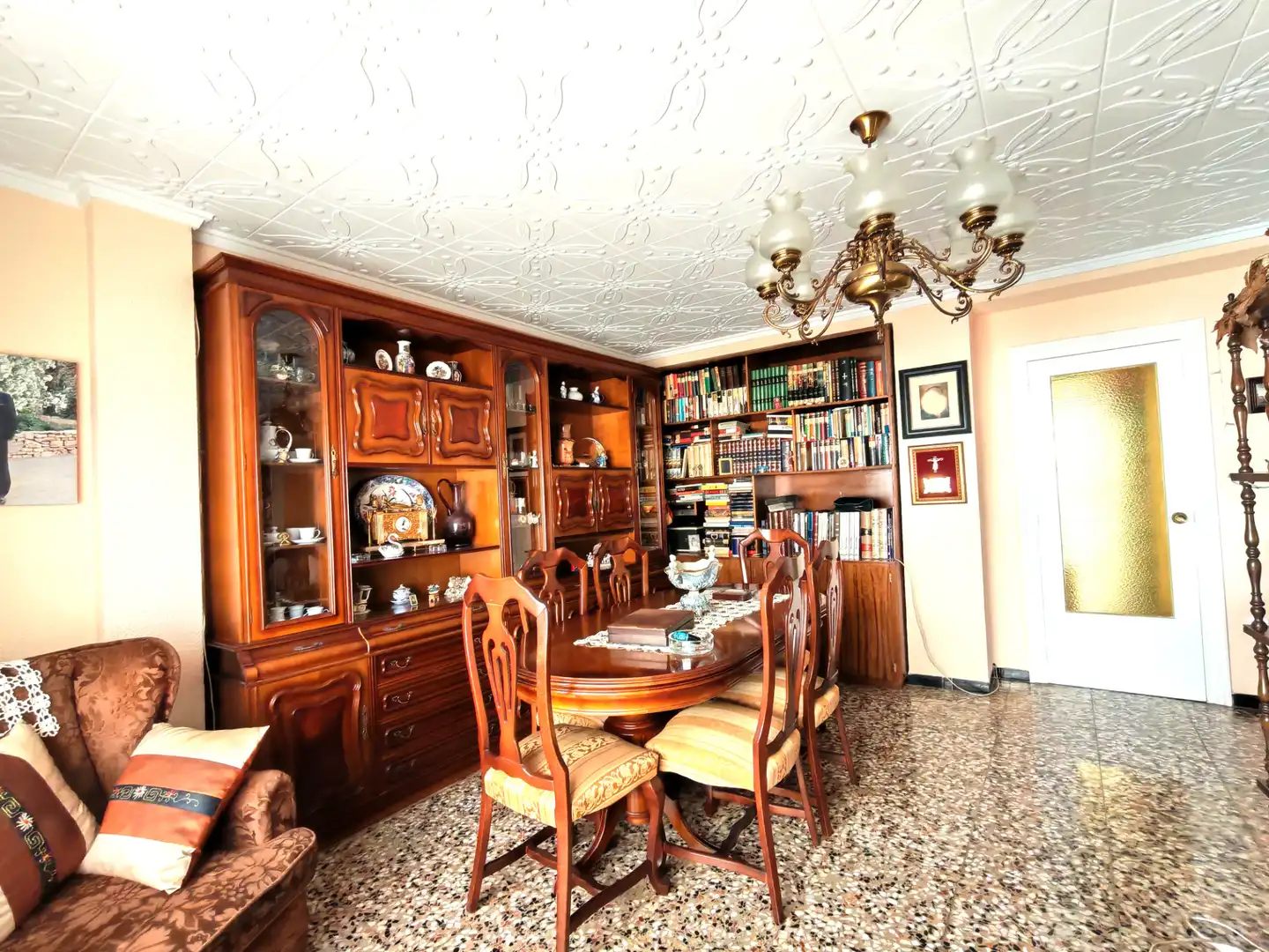 Dining room of Flat for sale in Elche / Elx  with Furnished, Oven and Washing machine