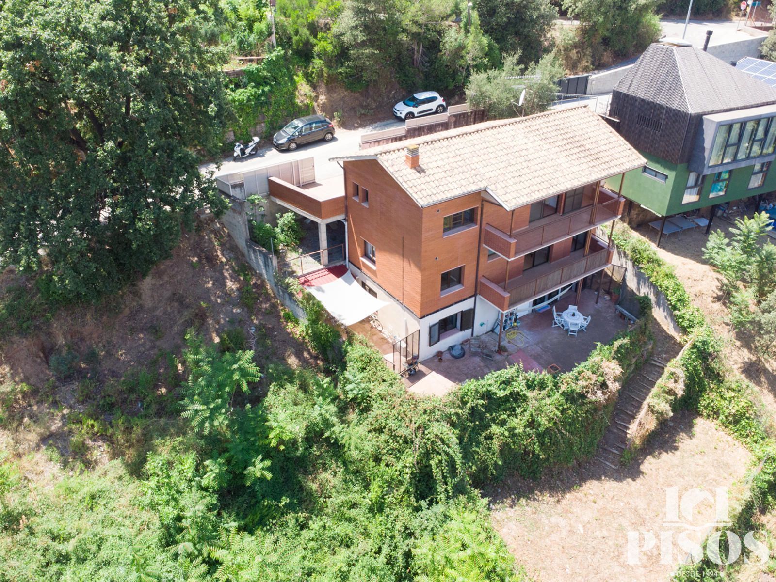 Exterior view of House or chalet for sale in Sant Cugat del Vallès  with Heating, Private garden and Terrace