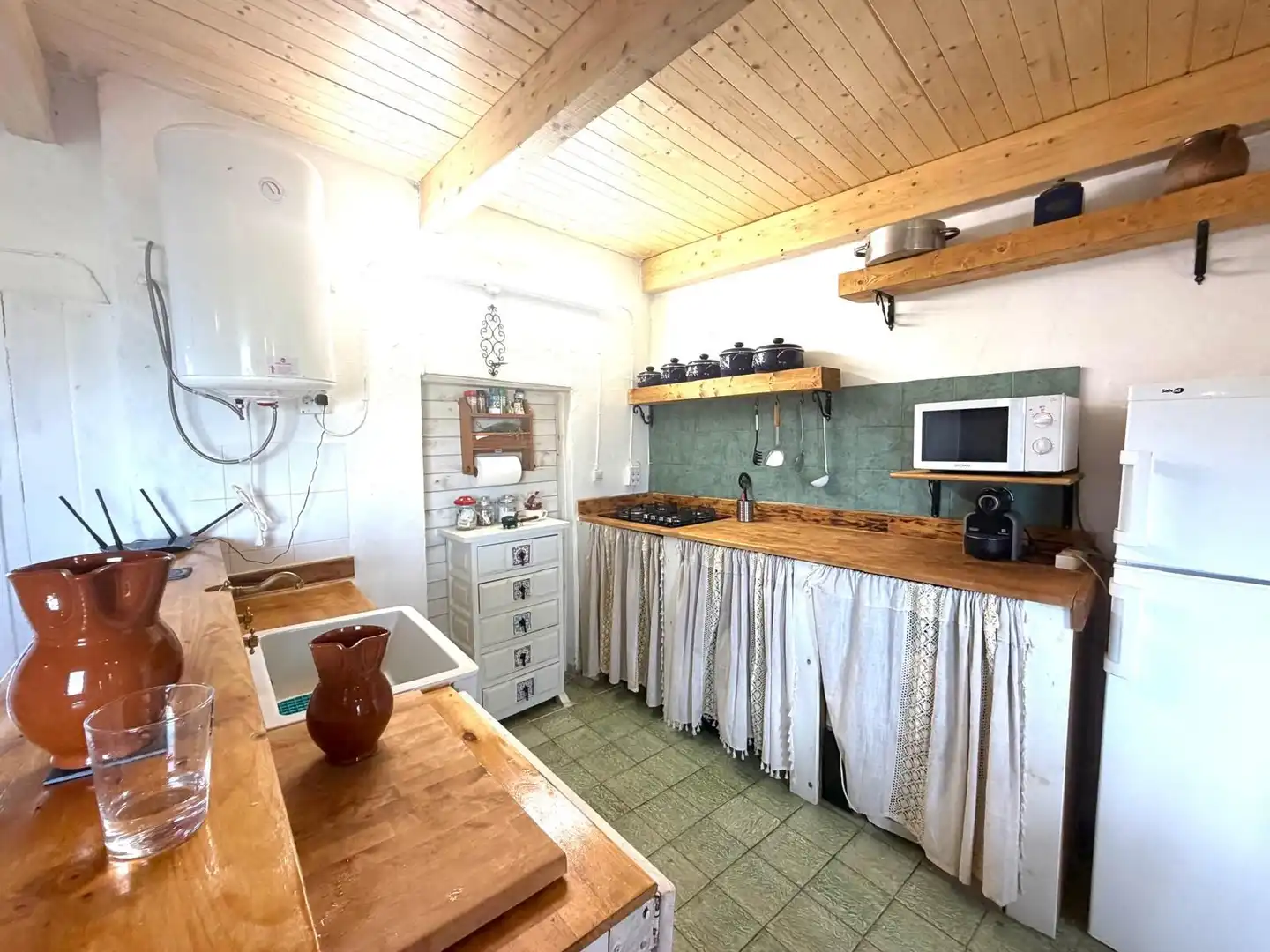 Kitchen of Houses for sale in Iznájar  with Terrace and Furnished