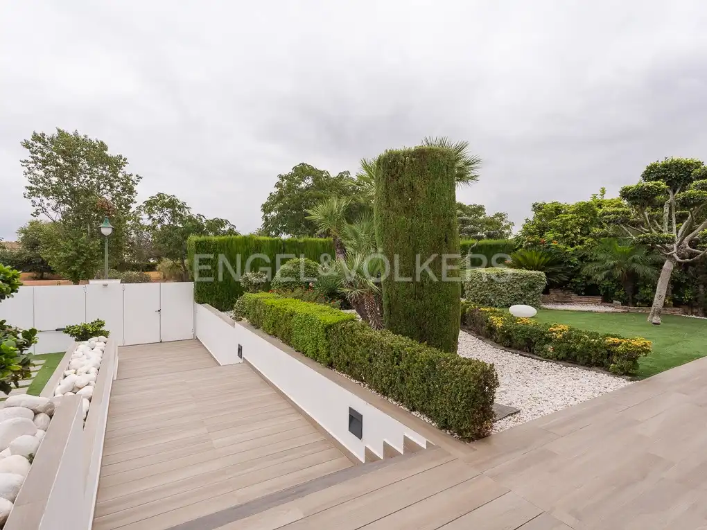 Terrace of Houses for rent in Bétera  with Air Conditioner, Heating and Private garden