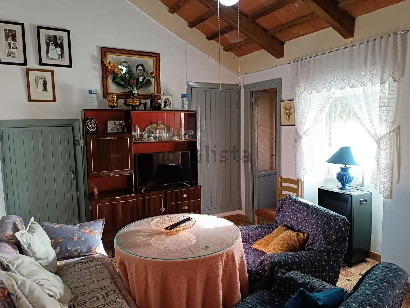 Sala de estar de Piso en venta en Calzada de Calatrava con Jardín privado