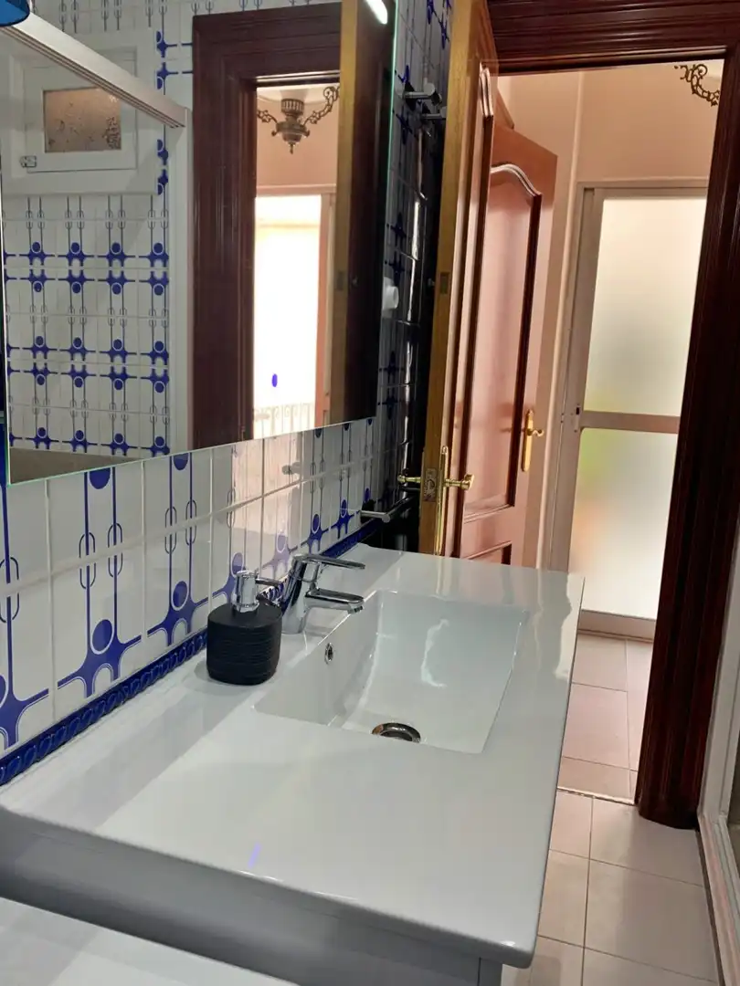 Baño de Piso de alquiler en Málaga con Aire acondicionado, Calefacción y Amueblado