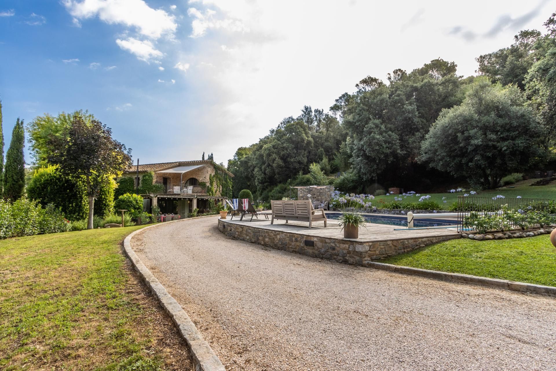 Garden of Country house for sale in Esponellà  with Heating, Terrace and Storage room