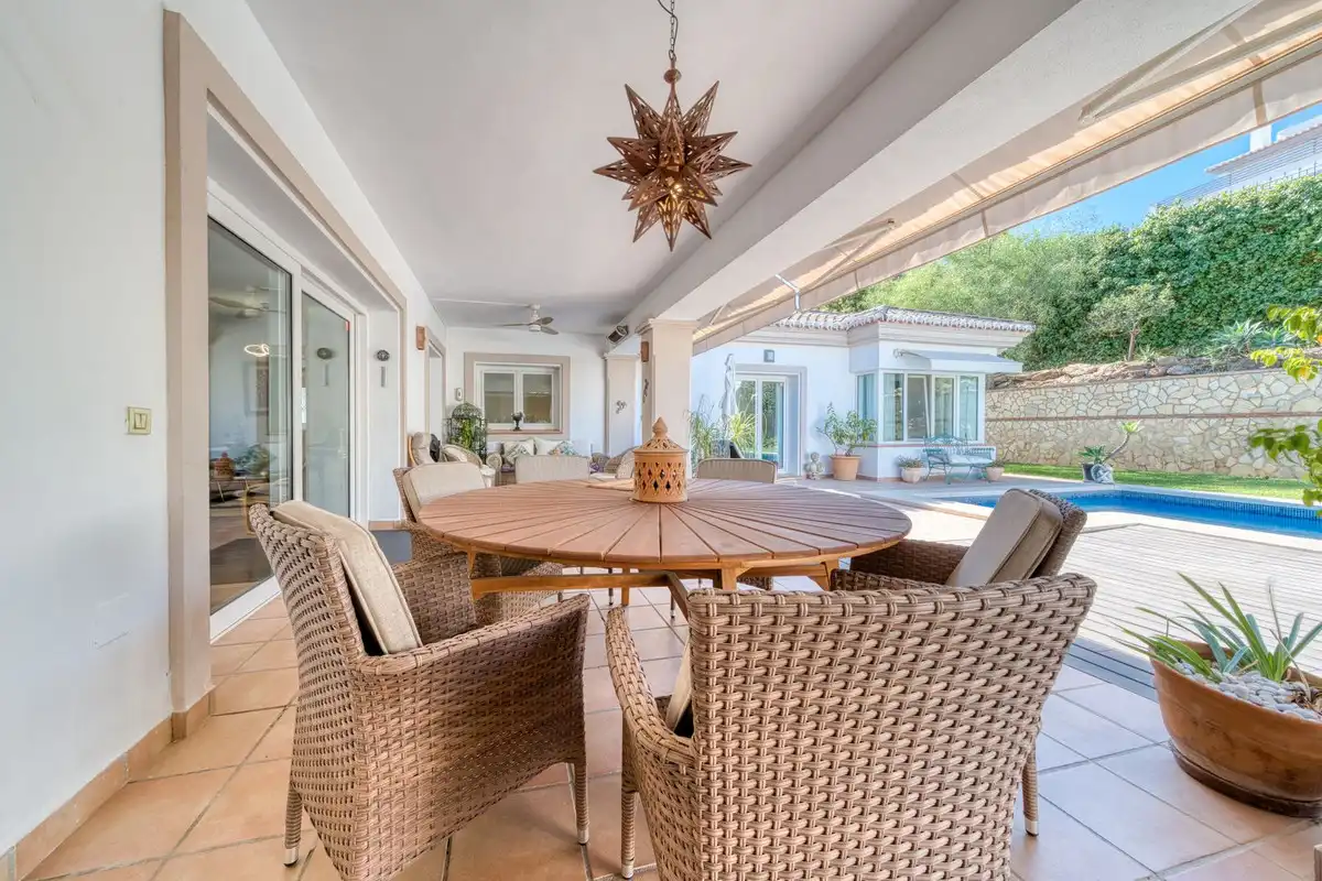 Terraza de Casa o chalet en venta en Mijas con Aire acondicionado, Jardín privado y Terraza