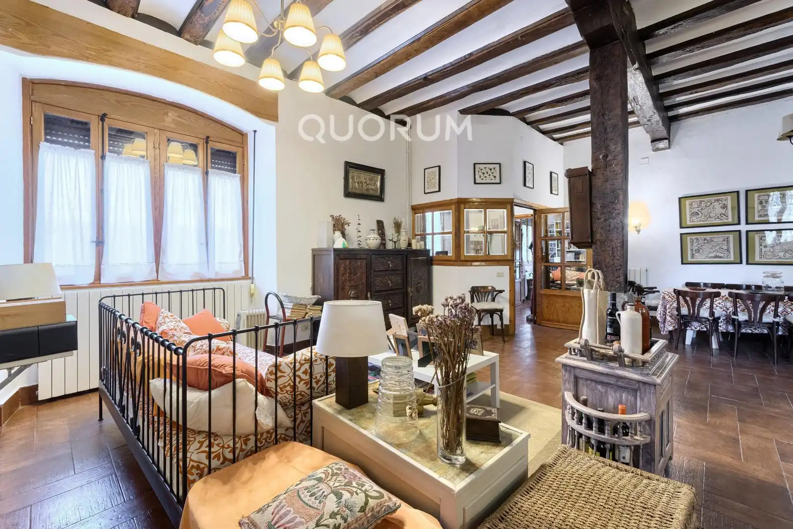 Sala de estar de Casa adosada en venta en Arrankudiaga / Zollo con Calefacción, Amueblado y Balcón