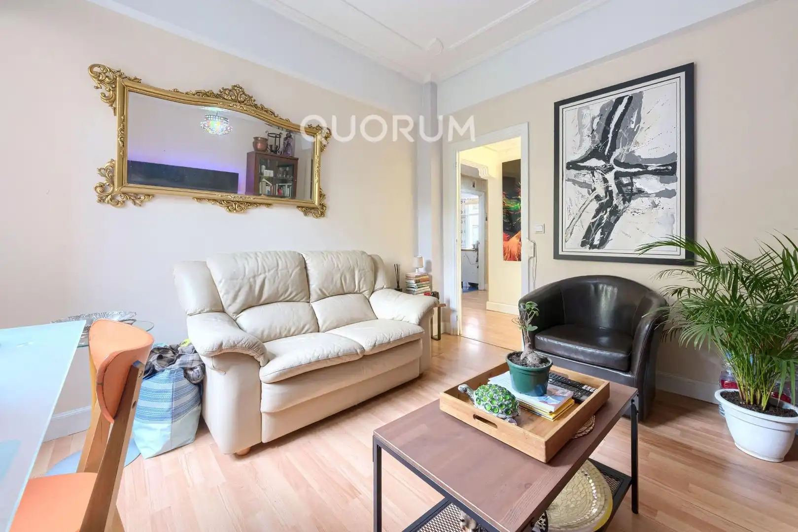 Sala de estar de Piso en venta en Basauri  con Calefacción y Amueblado
