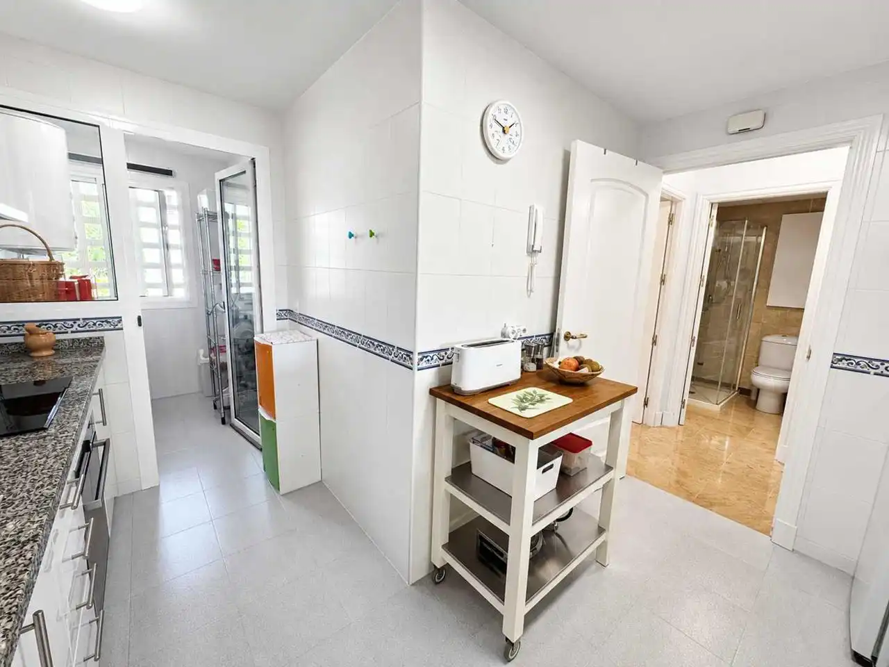 Cocina de Apartamento en venta en Manilva con Aire acondicionado, Calefacción y Terraza