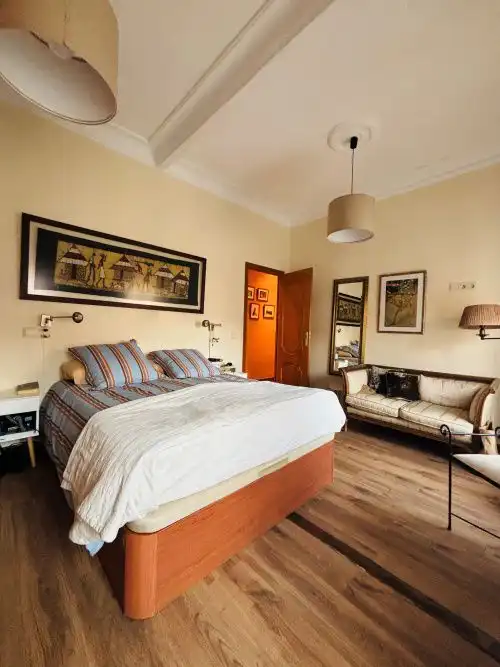 Schlafzimmer von Wohnung zum Verkauf in Madrid mit Klimaanlage, Heizung und Balkon