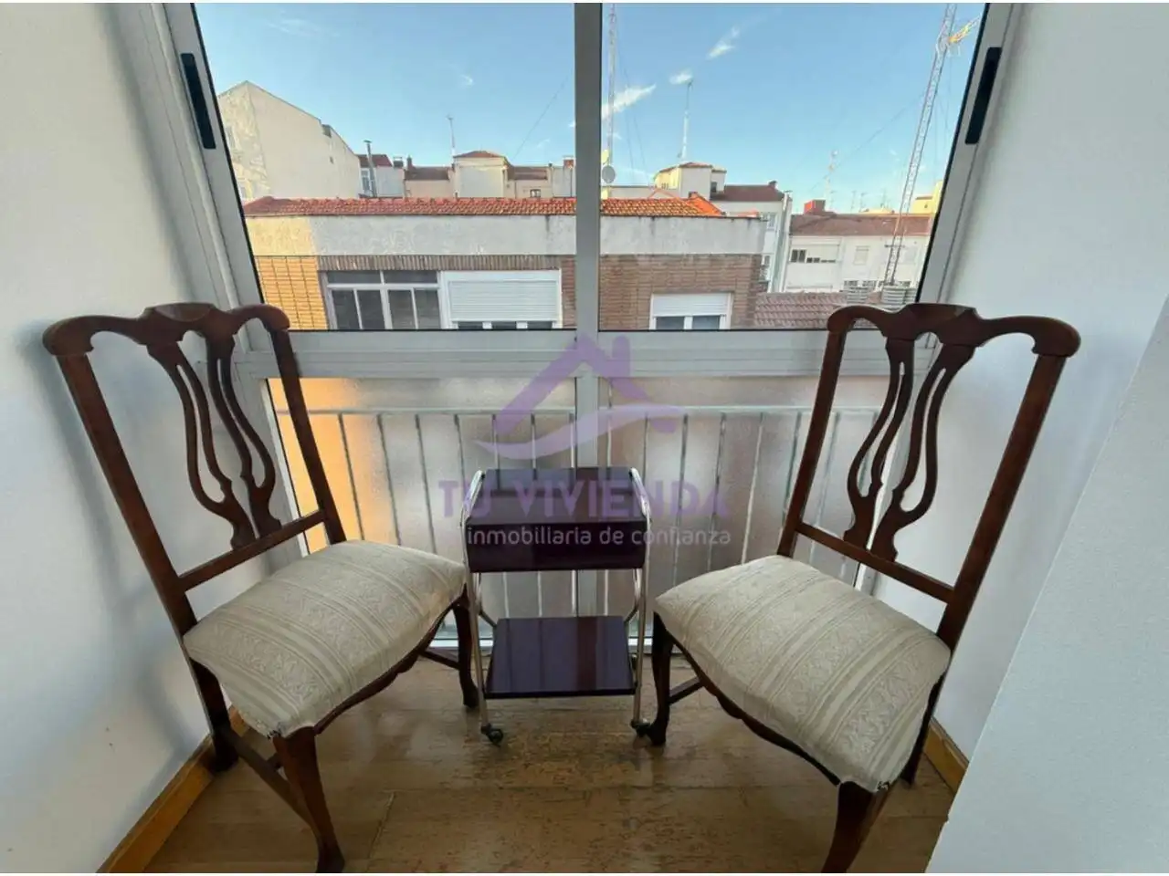Terraza de Piso de alquiler en Valladolid con Parquet