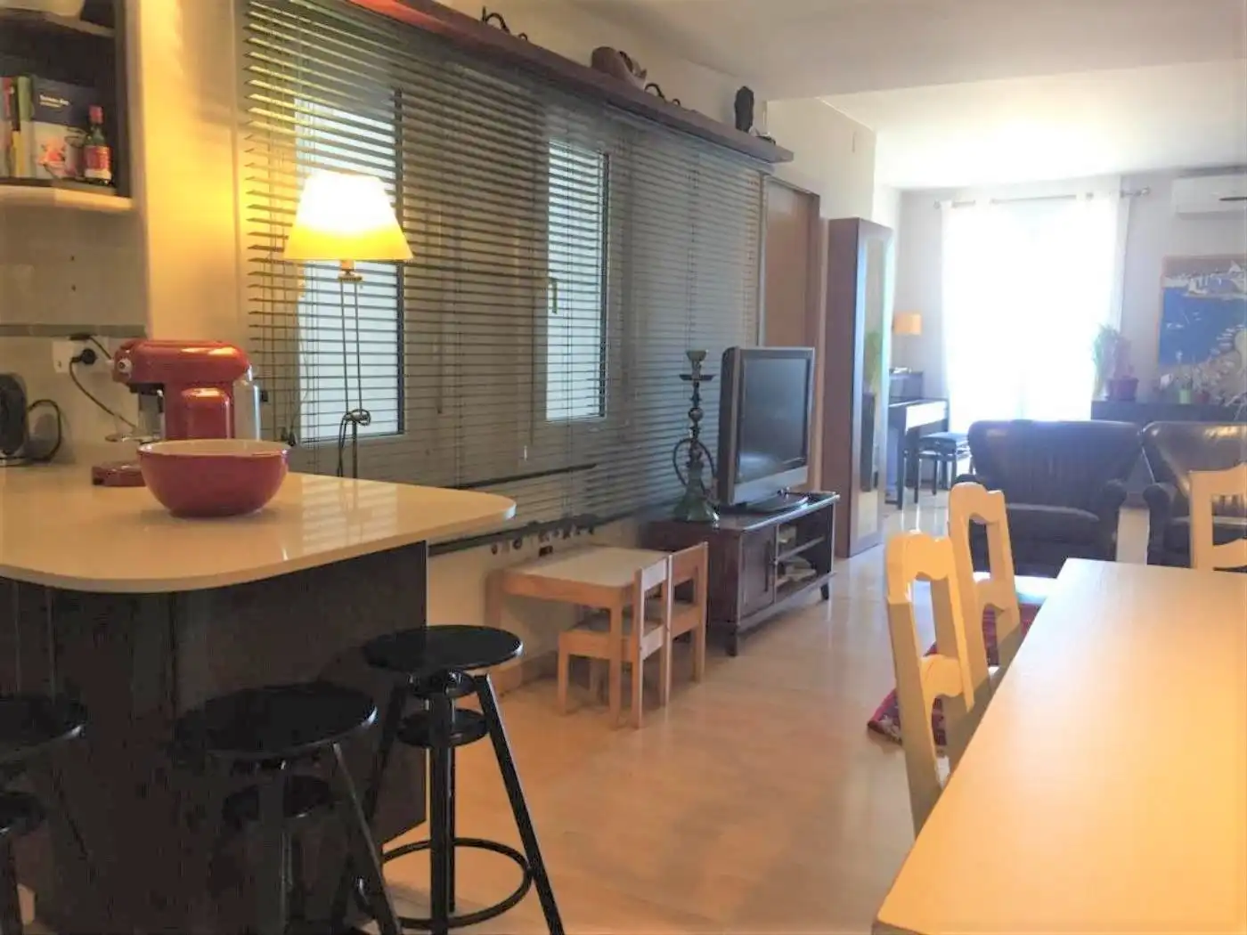 Sala d'estar de Pis en venda en Vinaròs amb Aire condicionat, Parquet i Terrassa