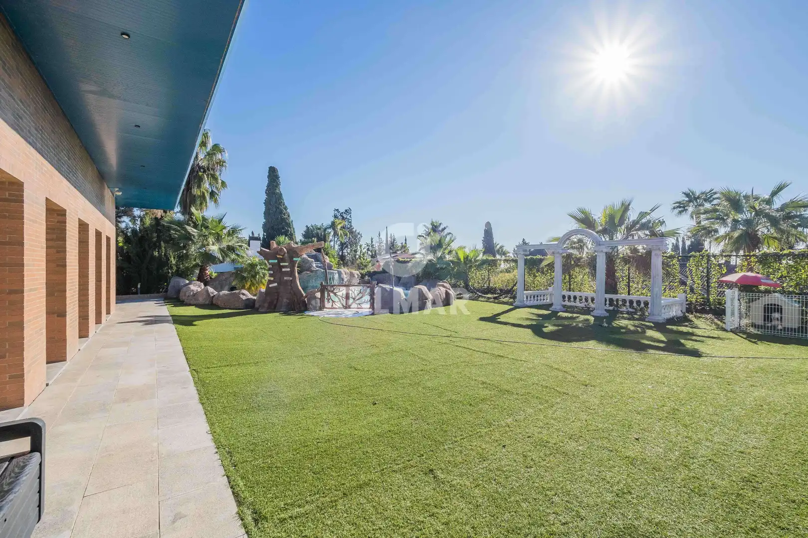 Jardí de Casa o xalet en venda en Alcalá de Guadaira amb Calefacció, Jardí privat i Piscina