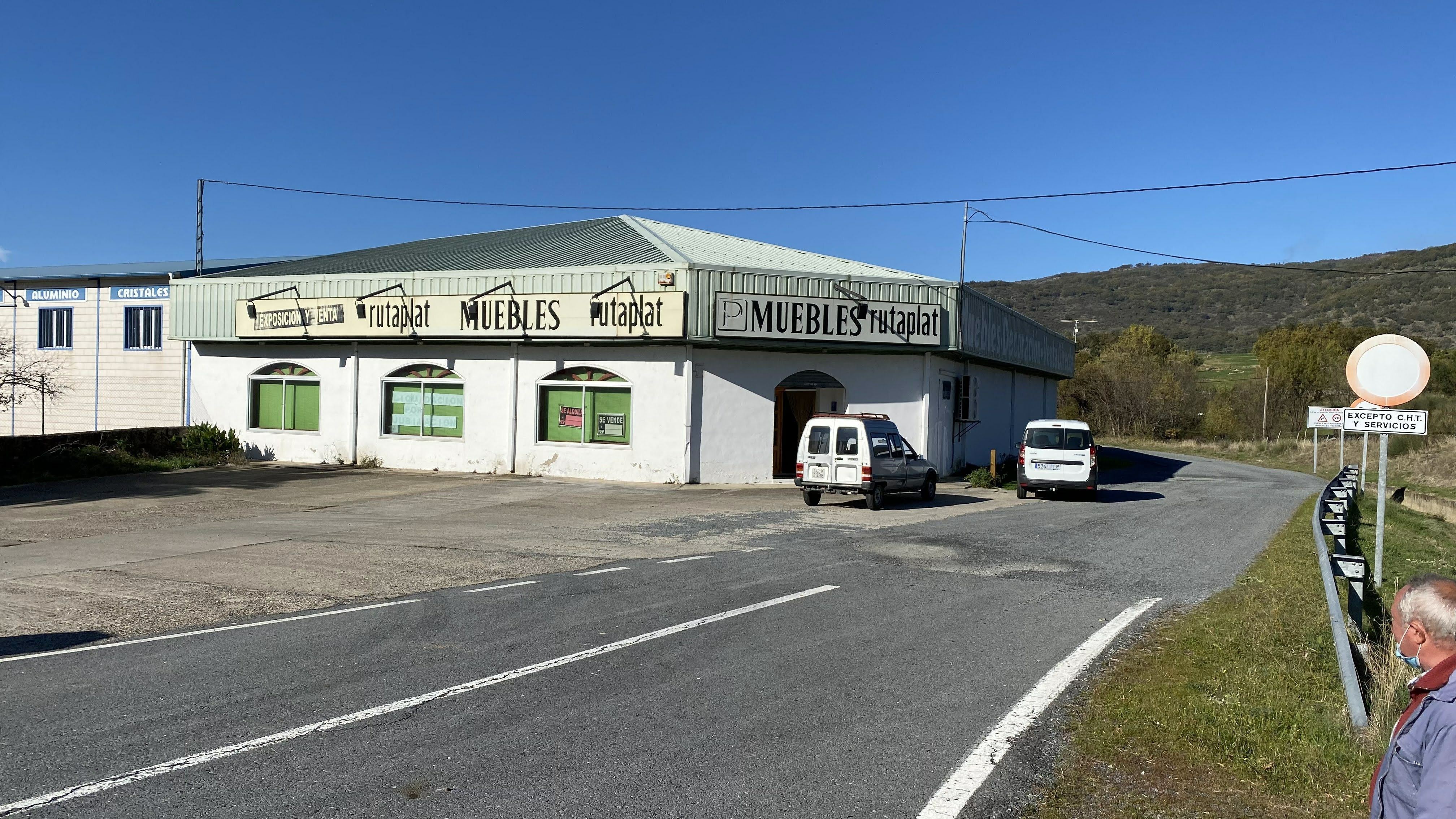 Exterior view of Industrial buildings for sale in Hervás  with Alarm