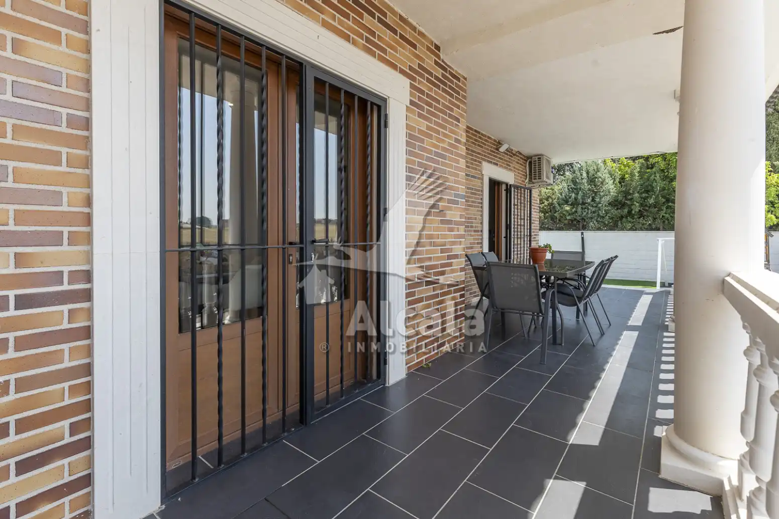 Terrassa de Casa o xalet en venda en Santa Olalla amb Aire condicionat, Calefacció i Piscina