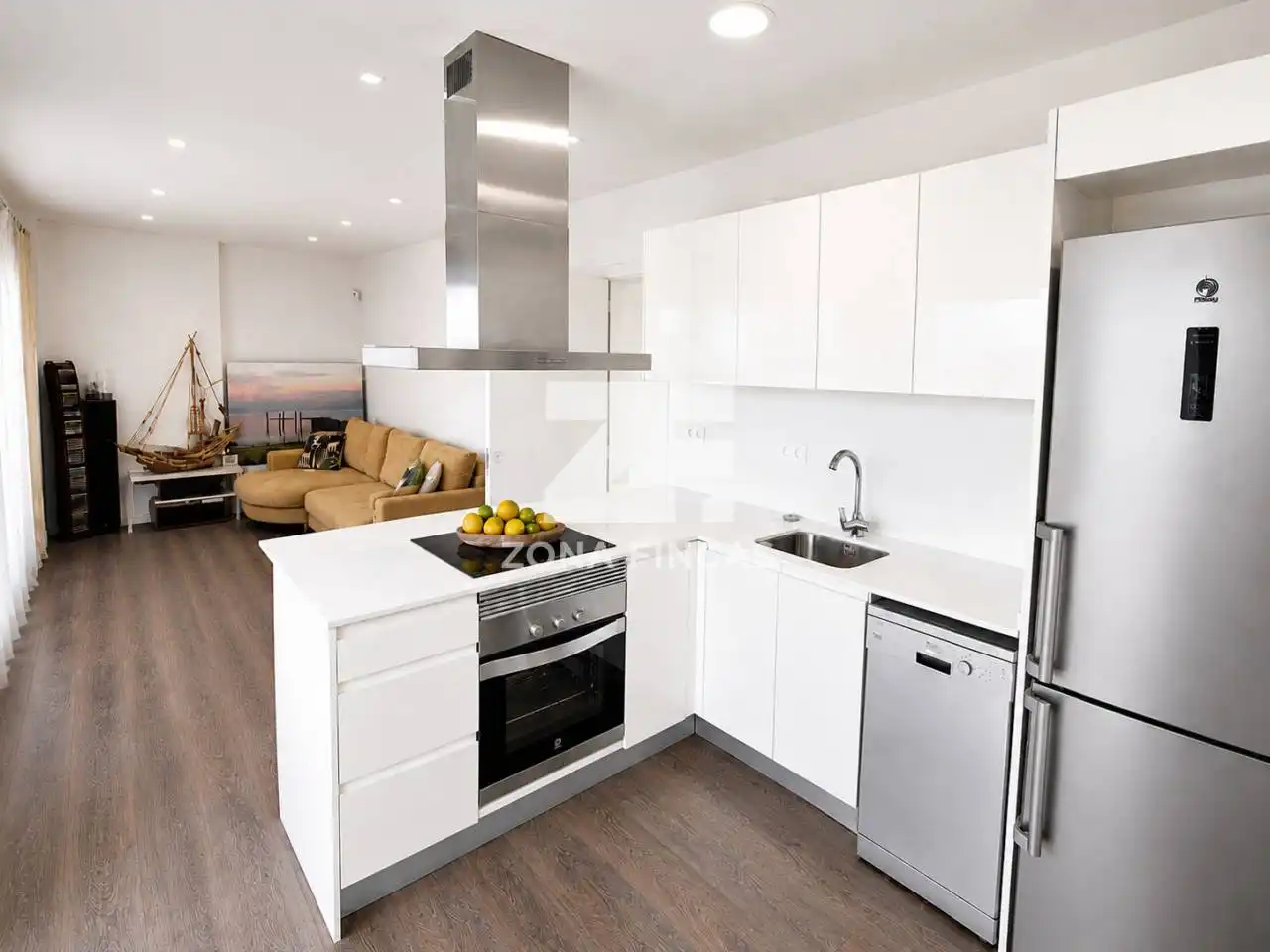 Cocina de Piso en venta en Badalona con Aire acondicionado, Calefacción y Parquet