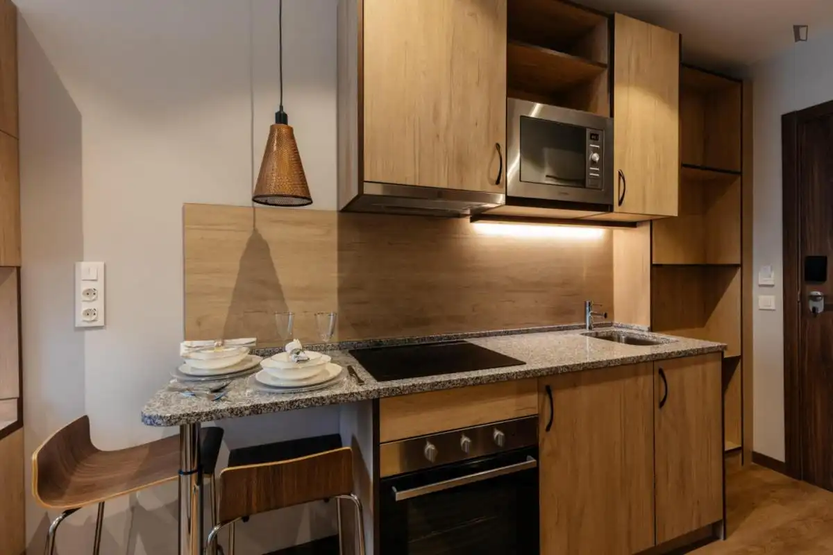 Cocina de Piso de alquiler en Bilbao  con Amueblado