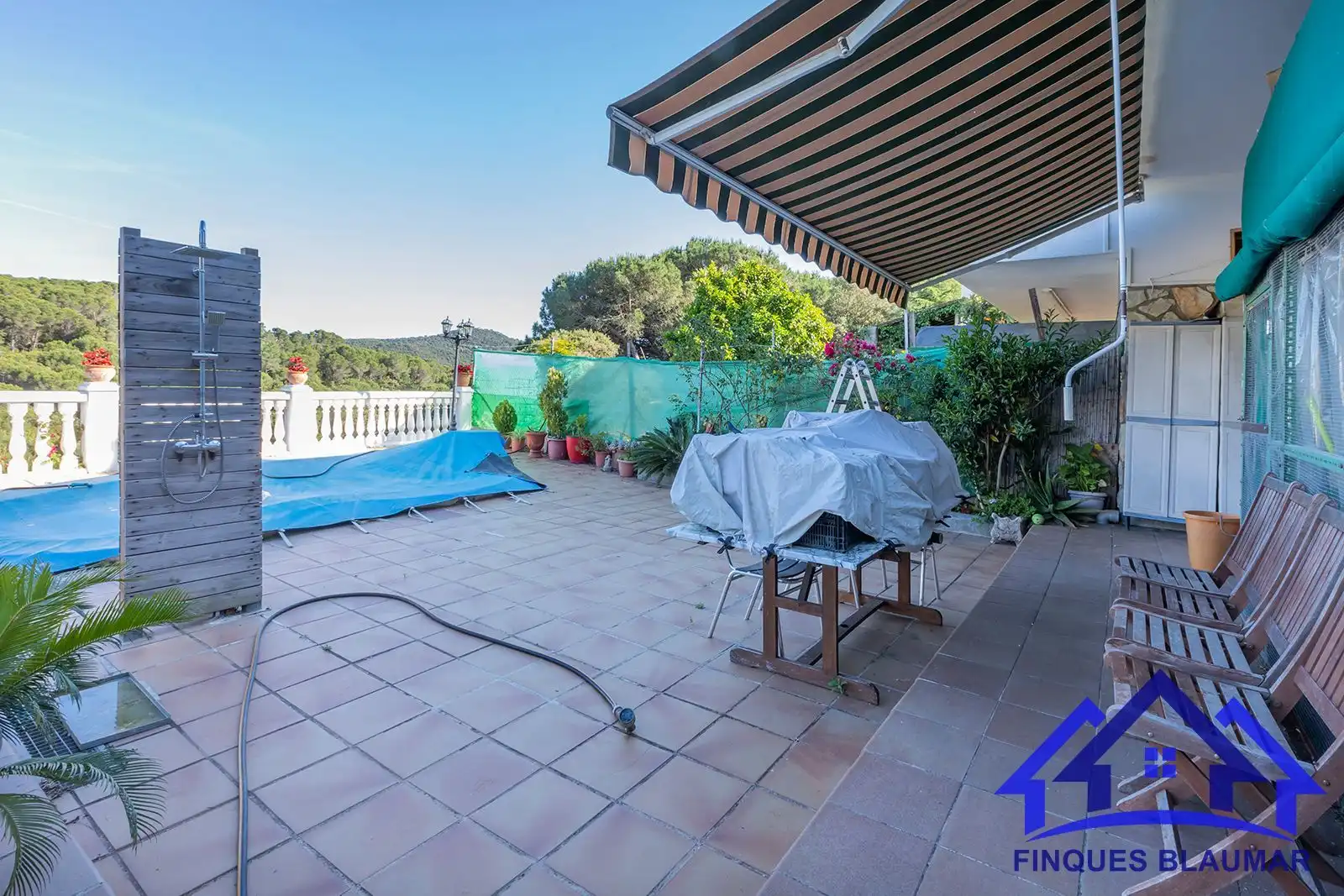 Terrassa de Casa o xalet en venda en Sant Iscle de Vallalta amb Aire condicionat, Calefacció i Jardí privat