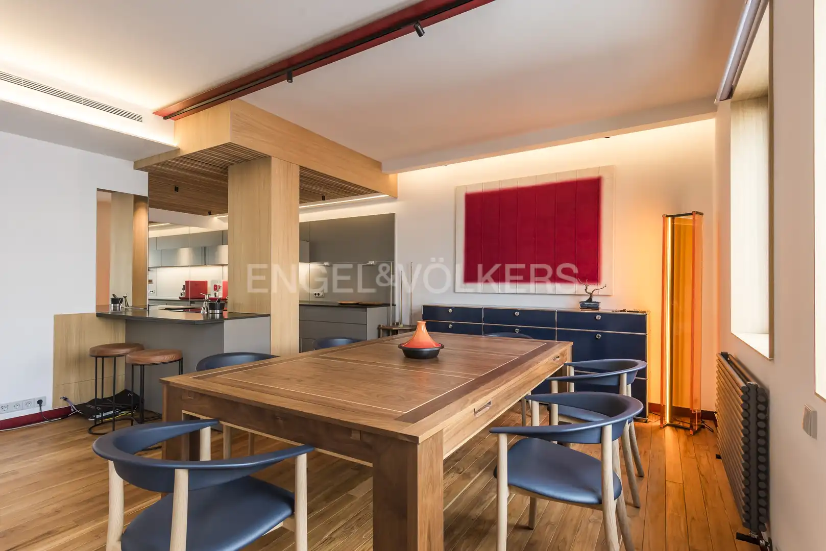Dining room of Flat for rent in Barrio de Salamanca