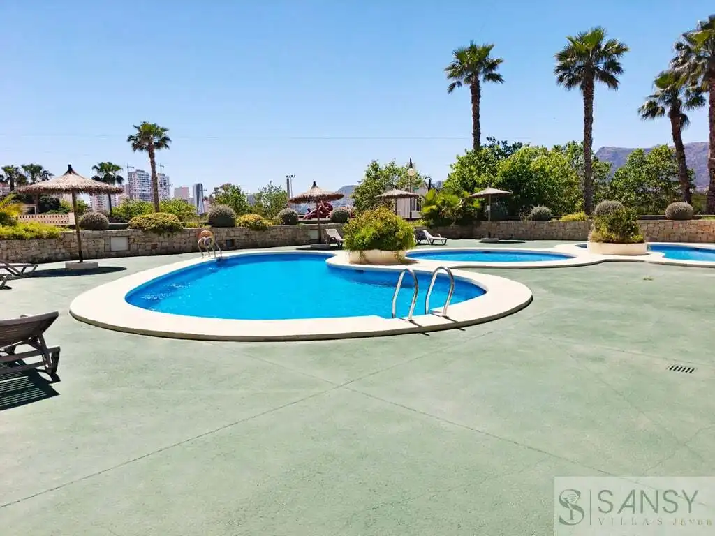Piscina de Apartamento en venta en Calpe / Calp con Aire acondicionado, Calefacción y Terraza