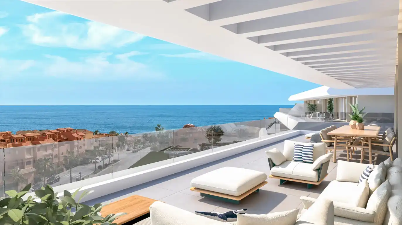 Terrassa de Apartament en venda en Estepona amb Terrassa, Traster i Piscina