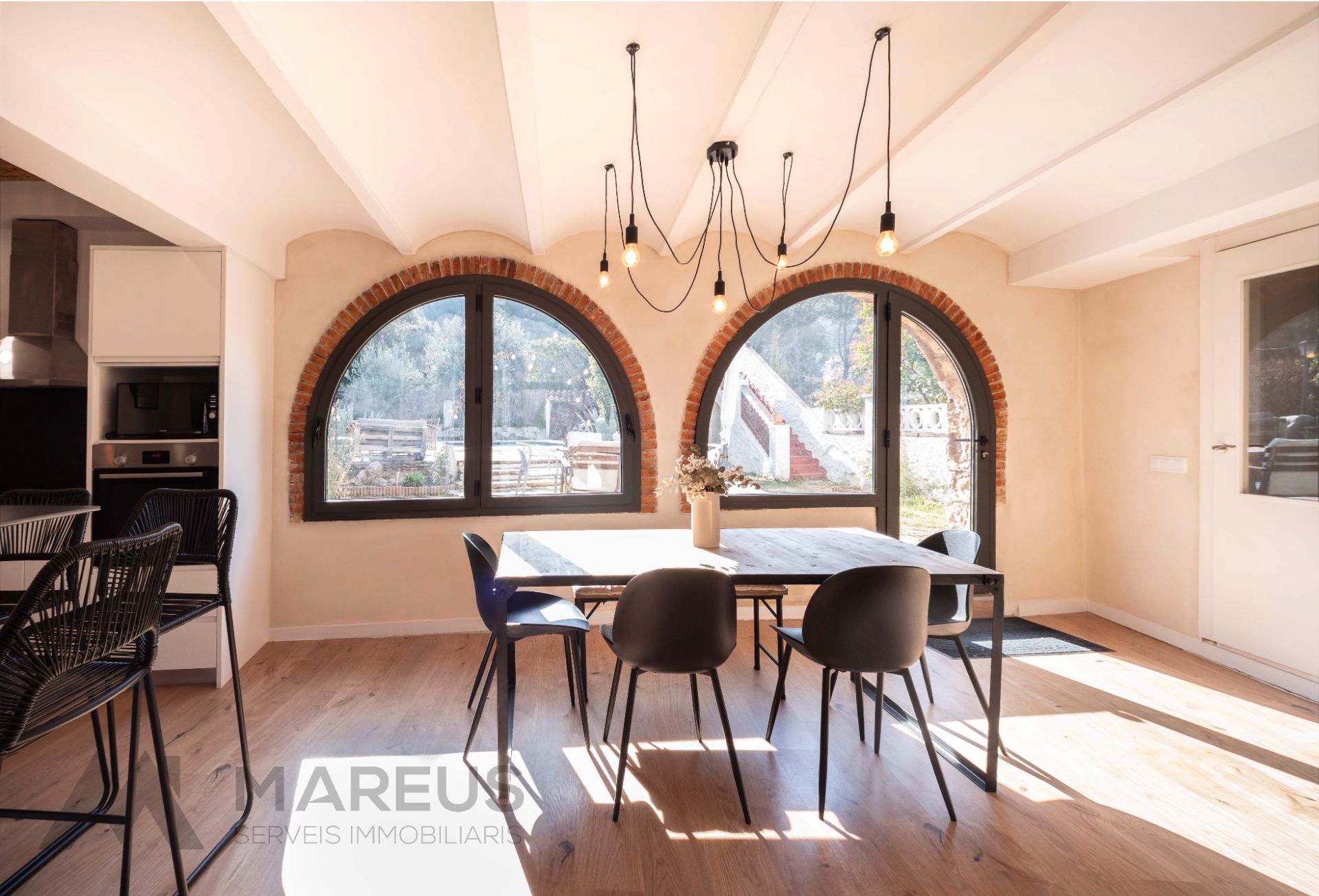 Dining room of House or chalet for sale in Castellví de Rosanes  with Air Conditioner, Private garden and Terrace