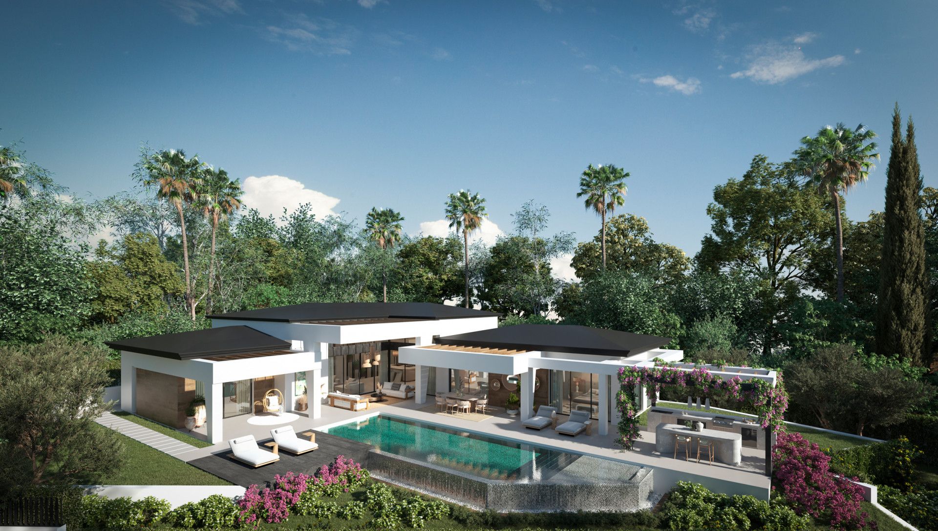 Garden of House or chalet for sale in Marbella  with Air Conditioner, Private garden and Terrace